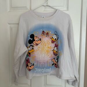 Disneyland crop sweatshirt